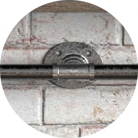 The middle flange equally distributes the bearing capacity and improves the overall stability.